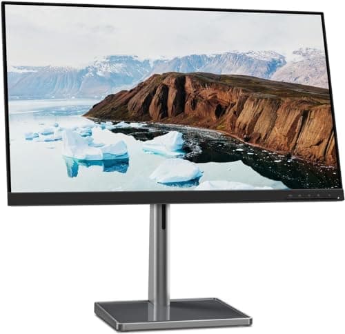 Lenovo L27m-30 Monitor - 27 Inch FHD - 75 Hz - AMD FreeSync - Low Blue Light Certified - Height, Swivel, Pivot, Tilt Stand - Integrated Speakers - HMDI & VGA & USB-C (75W), Grey