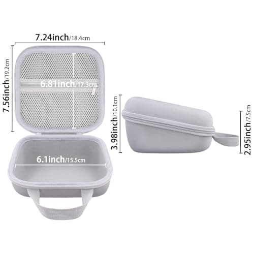 Baval Label Printer Case Compatible with Brother P-Touch PTD210/PTD220 Home and Office Everyday Label Maker(Gray Case) 6