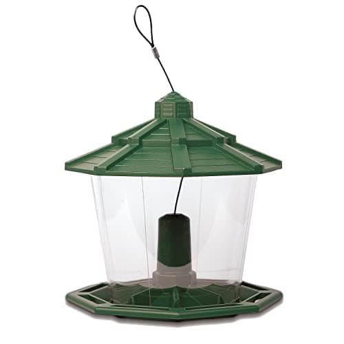 Pennington Earth Smart Recycled Ecozebo Bird Feeder Green 7 Pounds Capacity