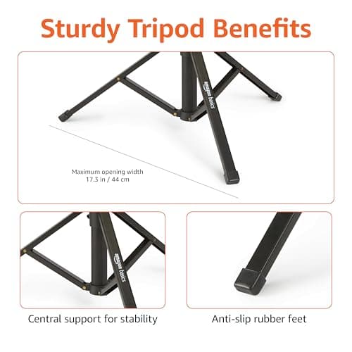 Amazon Basics 64-inch Extendable Tripod for iPhones and Smartphones, Selfie Stick Mode and Phone Tripod Mode, Black 5