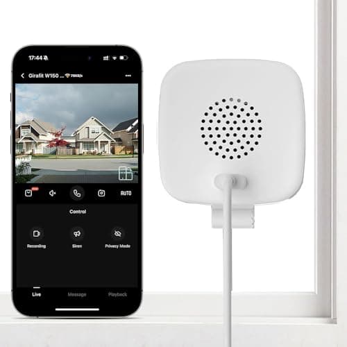 RAINPOT Saker Smart 2K Window Security Camera Plus 2026| 2.4GHz & 5GHz Indoor Cameras with Color Night Vision,Motion Alerts | 24/7 Recording for Home Security | Easy & Quick Install 7