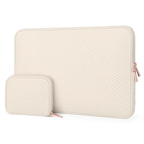 Arvok Laptop Case for MacBook Air 15 inch/MacBook Pro 16 inch, Dell XPS 15 Plus,15-inch MacBook Pro A1990 A1707, Water-Resistant Leather Case for HP/Dell/Lenovo/Asus/Acer/Samsung with Accessory Bag