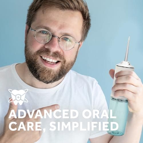 Pursonic USB Rechargeable Water Flosser 3 Modes, Cordless & Portable Plaque Removal, Gum Health & Detox | 7.5oz Water Tank 7