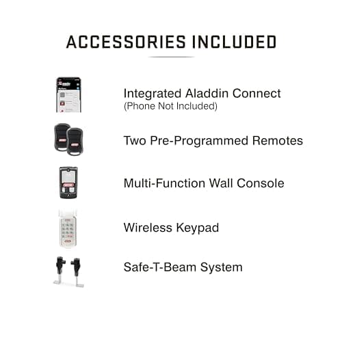 Genie QuietLift Connect – WiFi Smart Garage Door Opener with Added Wireless Keypad, ¾ HPC Smart Belt Drive – Compatible with Alexa and Google Assistant, Model 3053-TKV 14