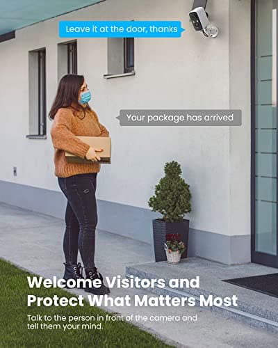 Solar Panel Security Cameras Wireless Outdoor - Battery Powered Cameras for Home Security WiFi Camera Surveillance Indoor System Floodlight Night Vison Alarm Motion Sensor Light Door Cam 5