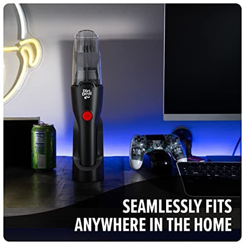 Dirt Devil Grab and Go+ 8V Cordless Handheld Vacuum Cleaner, Powerful Suction, Lightweight, Includes 2-in-1 Tool and Charging Stand with Tool Storage, Portable Vacuum Cleaner 5