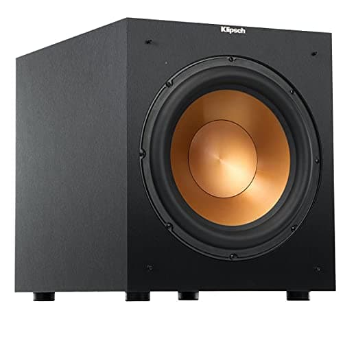 Klipsch Reference 5.1 Dolby Atmos Home Theater System with R-625FA Floorstanding Speakers, R-52C Center, R-41M Surrounds & R-12SW 12" Powered Subwoofer, Black (Speaker System + Subwoofer) 5