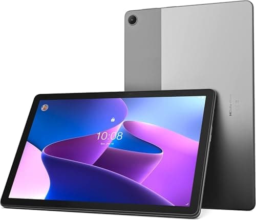 Lenovo Tab M10 Plus (3rd Gen) - 2022 - Long Battery Life - 10" FHD - Front & Rear 8MP Camera - 4GB Memory - 128GB Storage - Android 12 or later (Grey)