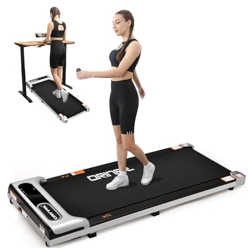 Orinar Walking Pad, Under Desk Treadmill for Home and Office, 2.5 HP Portable Treadmill, 3 in 1 Walking Jogging Running Machine with Remote Control, LED Display