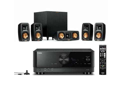 Klipsch Reference Theater Pack 5.1-Channel Speaker System + Yamaha RX-V6A 7.2-Channel AV Receiver