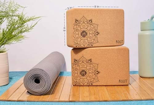 Ultimate Eco-Friendly Yoga Blocks | Pack of 2 | Cork Blocks - Non-Slip, Lightweight, and Moisture-Proof | Better Support, Balance & Comfort 8