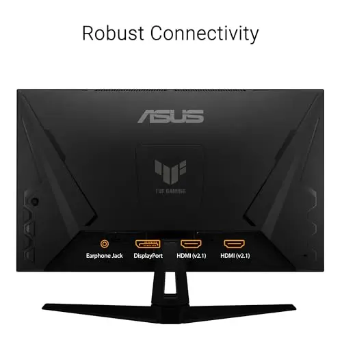 ASUS TUF Gaming 27” 4K HDR Monitor (VG27UQ1A) – 160Hz, 1ms, Extreme Low Motion Blur Sync, NVIDIA G-SYNC Compatible, AMD FreeSync Premium, 95% DCI-P3, DisplayWidget, 3 yr Warranty 5