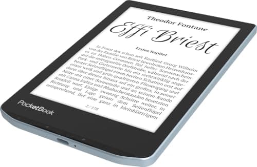 PocketBook Verse E-Readers | Eye-Friendly 6'' E-Ink Carta™ HD Touchscreen | Adjustable SMARTlight | Up to 1 Month of Battery Life | WiFi & Memory Card Slot | E-Book Reader in Misty Grey 5