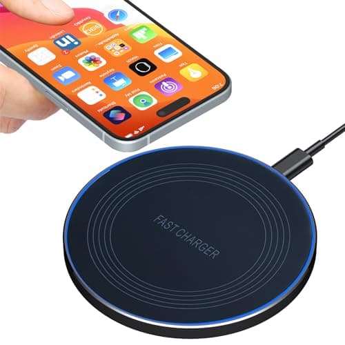 Wireless Charger, Charging Pad, 20W Wireless Phone Charger Compatible with Samsung Galaxy S24 S23 S22 S21 S20, Pixel 9//8/7/6, iPhone 16 15 14 13 12 11 9