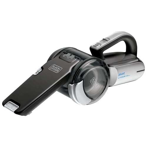 BLACK+DECKER dust buster PIVOT VAC Handheld Vacuum Cordless, Car Vacuum Portable Rechargeable, Extendible Crevice Tool and 200 Degree Pivoting Nozzle, Strong Suction, Lightweight (BDH2000PL) 9