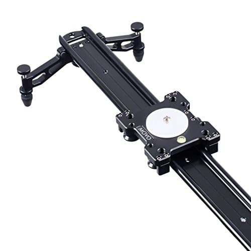 Movo MV-S120 47" Camera Slider Track Glider System with Roller Bearing Platform, Adjustable Legs, Tension Control and More 2
