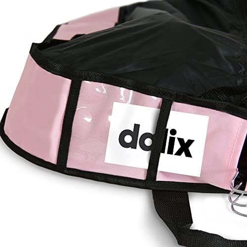 DALIX 39" Garment Bag Cover Suits Dresses Clothing Foldable Shoe Pocket in Pink 7