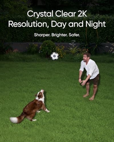 eufy Floodlight Camera E30, Security Camera Outdoor, 360° Pan and Tilt, AI Detection and Tracking, 2K Video, 2.4GHz Wi-Fi, 2,000 Lumens, Custom Voice and Light Alerts, No Monthly Fee (Renewed) 5