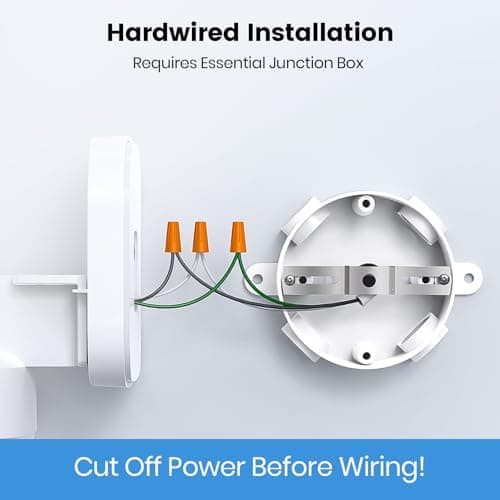 aosu Floodlight Camera Wired, 3K UHD Security Camera Outdoor, 360° Coverage Surveillance, 24/7 Recording, Motion Detection, 2600-Lumen Motion-Activated Floodlight, Color Night Vision 9