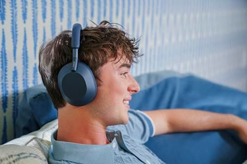 Sony WH-1000XM5 Premium Noise Canceling Headphones, Auto NC Optimizer, 30-Hour Battery, Alexa Voice Control, Midnight Blue 16