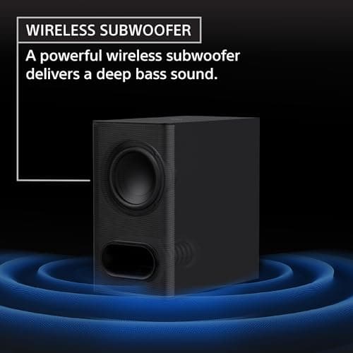 Sony BRAVIA Theater Bar 6, 3.1.2ch Sound bar with Powerful Wireless subwoofer, Surround Sound by Dolby Atmos®/DTS:X® Compatible HT-B600 5