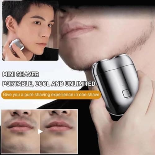Razor, New Model Mini Dual-Head Electric Shaver, Pocket Shaver USB Mini Shavers 5