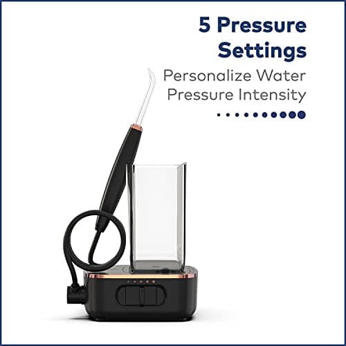 Waterpik Sidekick Portable Water Flosser, Perfect for Travel & Home, ADA Accepted, Black/Copper WF-04 9