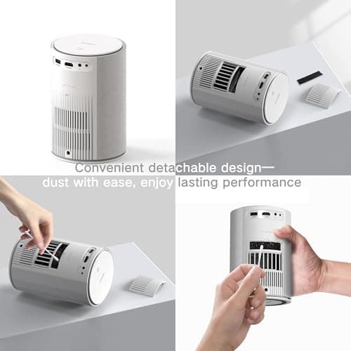 Mini Projector with Wifi and Bluetooth,Electric Focus 1080P 400ANSI Movie Projector,Walnutt 2025 Upgraded Portable Projector Auto Keystone Proyector Compatible with Smartphone/Laptop/TV Stick/HDMI/USB 7