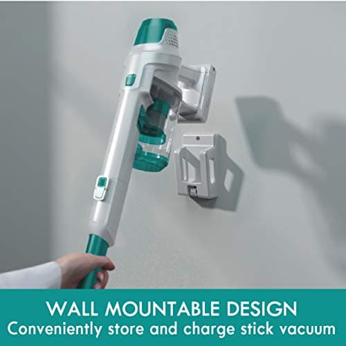 Kenmore DS4020 Cordless Stick Vacuum Lightweight Cleaner 2-Speed Power Suction LED Headlight 2-in-1 Handheld for Hardwood Floor, Carpet & Dog Hair, Green 6