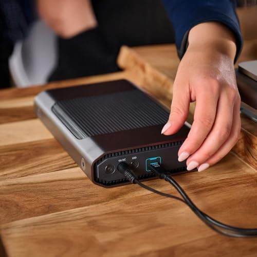 SanDisk Professional 12TB G-Drive Enterprise-Class External Desktop Hard Drive - 7200RPM Ultrastar HDD Inside, USB-C (10Gbps), USB 3.2 Gen 2, Mac Ready - SDPHF1A-012T-NBAAD 8