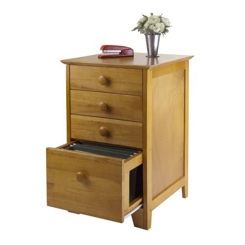 Winsome Studio File Cabinet, Honey 5