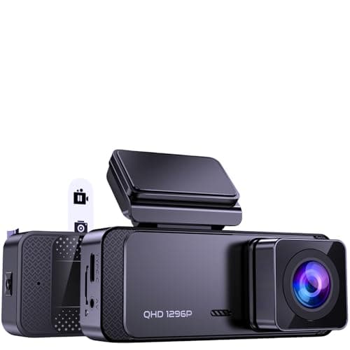 Dash Cam 1296P Front Dashcam, V300 WiFi Dash Camera for Cars with App (Orange)