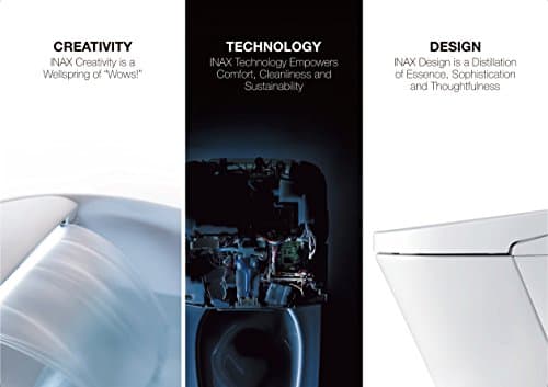 American Standard 8012A70GRC-415 INAX Heated Shower Toilet Bidet Seat with Remote Control + Dual Nozzle, White 10