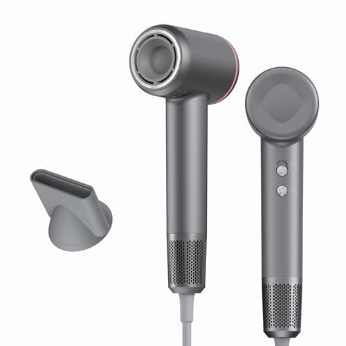 Hair Dryer, Professional High-Speed Blow Dryer 110,000RPM, 300 Millions Negative Ionic Care Hair Dryers for Fast Drying, 1500W Low Noise Thermo-Control Hairdryers with Magnetic Diffuser