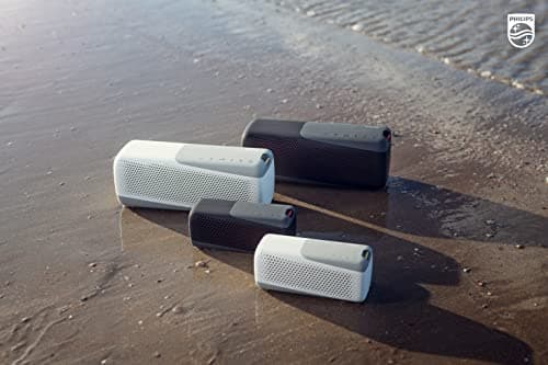 PHILIPS S4807 Outdoors Wireless Bluetooth Speaker with Stereo Pairing and Bluetooth Multipoint Connection, IP67 Waterproof, Gray 9