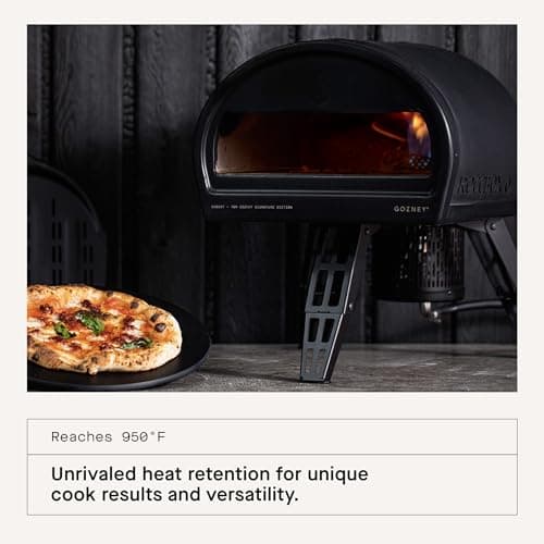 Gozney Roccbox Outdoor Pizza Oven, Black, Portable, Gas & Wood Fired, Restaurant-Grade 6