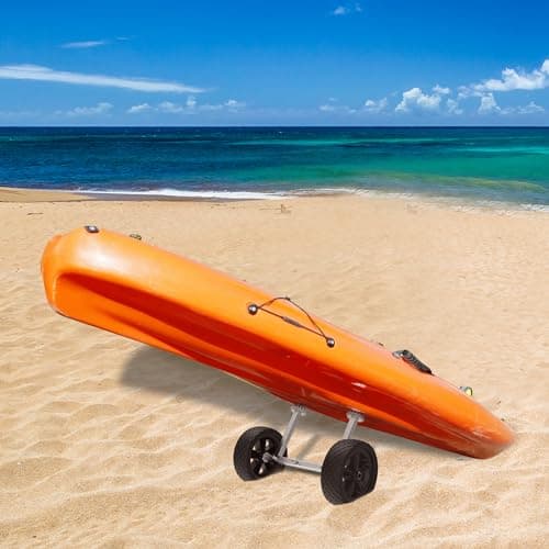 GanFindX Detachable Height-Enhancing Kayak Cart Made by Full Stainless Steel 304 | Puncture-Resistant Tires | 250 Lb Weight Rating 5