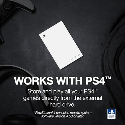 Seagate Game Drive for PlayStation® Consoles 5 TB External Hard Drive - USB 3.2 Gen 1, Officially-License (STLV5000100) 9