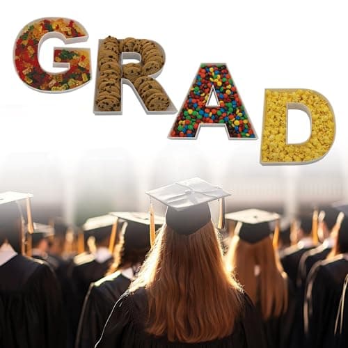 10" Reusable Plastic Box Form Tray Display for Treats, Charcuterie, Cake Pop, Candy, Charcuterie Box, Custom Charcuterie Letters Fillable - Reusable Letter Box - (White Plastic, R) 8