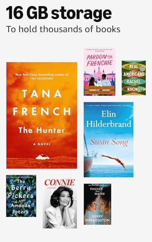 Like-New Amazon Kindle 16 GB (newest model) - Lightest and most compact Kindle, now with faster page turns, and higher contrast ratio, for an enhanced reading experience - Matcha 5