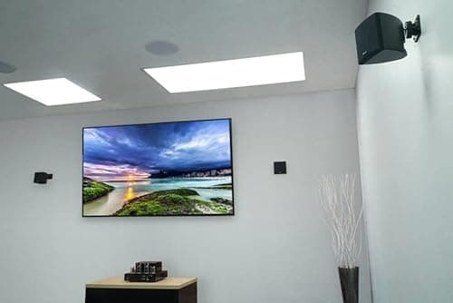 Rockville Pair Cube Black 30W RMS 3.5" Home Theater Wall Speakers, 8 Ohm, 360-Degree Swivel Brackets, True 2-Way Audio, Compact Design, for Home Theater and Surround Sound 8