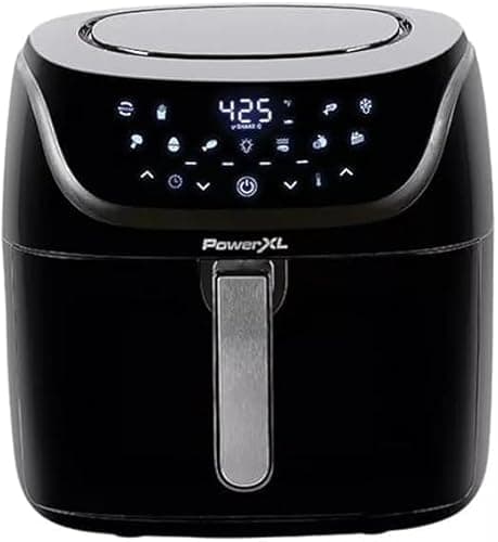 Power-XL Vortex Pro Air Fryer 8 Quart, 1700W, Nonstick Coating, Dishwasher-Safe, Built-in Food Dehydrator, Automatic ShutOff, LED Touchscreen, 10 Presets, XL Kitchen Appliances..