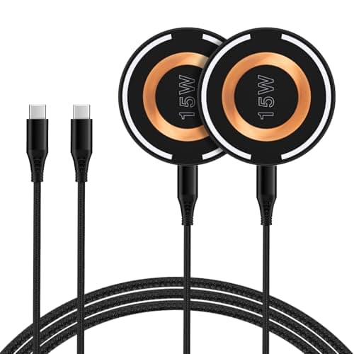 for Samsung Wireless Charger Fast Charging Pad 15W Wireless Magnetic Magsafe Charger for Samsung Galaxy S26 Ultra S25 Ultra S24 Plus S23FE S22 S21 Z Flip7/Fold7,iPhone 17 Pro Max 16Plus,Pixel 10Pro 9