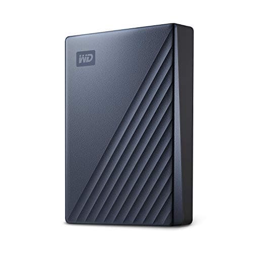 WD 6TB My Passport Ultra Blue, Portable External Hard Drive, Backup Software with Defense Against ransomware, and Password Protection, USB-C and USB 3.1 - WDBEJA0060BBL-WESN