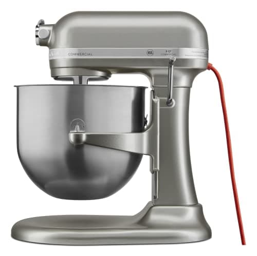 KitchenAid KSM8990CU 8-Quart Commercial Countertop Mixer, 10-Speed, Gear-Driven, Contour Silver 6