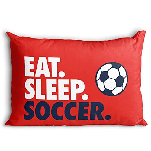 ChalkTalkSPORTS Eat. Sleep. Soccer. Pillowcase | Home Decor | Red