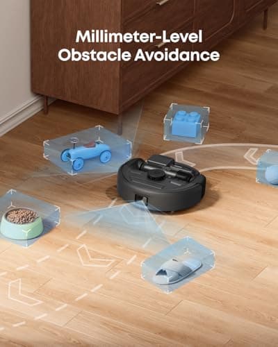 eufy Robot Vacuum 3-in-1 E20,with Versatile Stick and Handheld Vacuum Cleaner Combo,Self Emptying Up to 75 Days,Max 30,000Pa,Smart Obstacle Avoidance,Pro-Detangle,Ideal for Carpet,Crevices,Stairs 6
