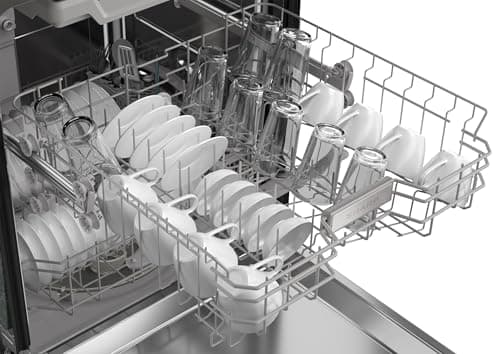 Sharp SDW6506JS 24-inch Stainless Steel Dishwasher, 49 dB, Third Rack, 12 Place Settings, Front Touch Controls 17