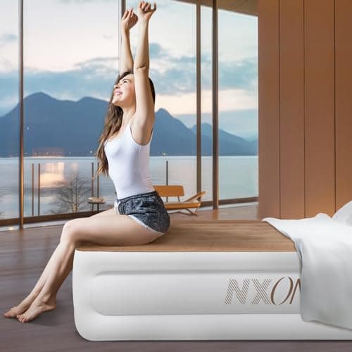 NXONE Air Mattress for Home Portable Camping Travel, King Size 7