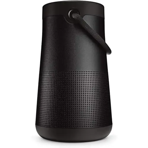 Bose SoundLink Revolve+ (Series II) Bluetooth Speaker, Portable Speaker with Microphone, Wireless and Water Resistant with 360 Degree Sound, Long Lasting Battery and Handle, Black